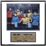 Star Trek Cast Signed Photo -- Limited Edition Signed by All 7 Crew Members of the Starship Enterprise